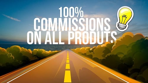 100% Commission on all Products